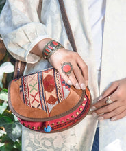 Load image into Gallery viewer, kardashii informal and non-conformist charms bag new design fashionable chic on-trend Purse Kilim Rug Bag Kardashian Kim Kylie
