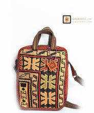Load image into Gallery viewer, Kardashii Antique Tribal Flap Purse Hippie everyday feminine bag for Overnight Model Kardashian Kim Kylie
