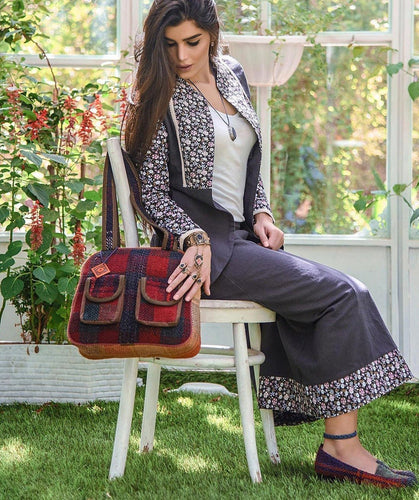 Kardashii Colorfulness hand weaved round cross-body bag handmade fresh fashion bag on-trend Kardashian kim kylie