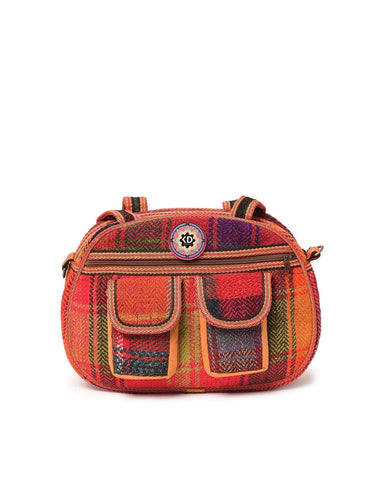 Kardashii Luxury Hand-Woven Kilim Carpet Backpack Bag with Natural Colors and Traditional Design Kardashian kim kylie