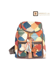 Load image into Gallery viewer, Kardashii different in design Handmade Kilim Backpack Carpet Bag day-to-day needs Fit Electronic design Laptops Kardashian kim kylie
