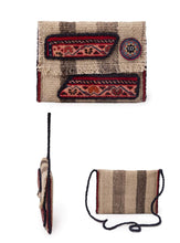 Load image into Gallery viewer, Kardashii Jajim extraordinary impress gift carpet bag handmade daytime essentials bag functional, antique and instantly uniqueness kardashian kim kylie
