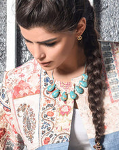 Load image into Gallery viewer, Kardashii Women&#39;s Classic turquoise Style functional Colorful necklace, ring, and bracelet Evokes a Fine Lifestyle Kardashian Kim Kylie
