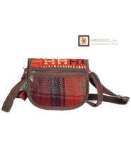Load image into Gallery viewer, Kardashii streetwear references antique bag handmade cotton fabric fashionable chic on-trend purse kilim rug bag Kardashian kim kylie
