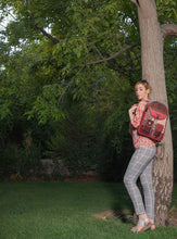 Load image into Gallery viewer, Kardashii traditional hand-weaved Jajim ethnic shoulder bag handmade elbow carry fashionable chic relaxed purse kilim rug bag kardashian kim kylie
