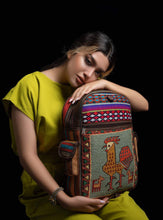 Load image into Gallery viewer, kardashii Ethnic antique Vintage Turkish Rug Top Handle new design fashionable chic on-trend Purse Kilim Rug Bag Kardashian Kim Kylie
