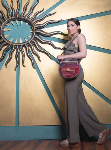 Kardashii Colorfulness hand weaved ethnic shoulder bag handmade match this bag with your dress, shoes, nail kardashian kim kylie