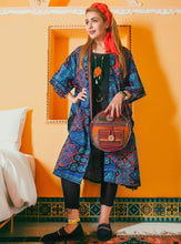 Load image into Gallery viewer, Kardashii Colorfulness hand weaved round cross-body bag handmade fresh fashion bag on-trend kardashian kim kylie
