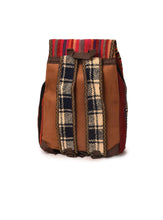 Load image into Gallery viewer, Kardashii Antique Retro-Chic Handmade Colorful Antique Kilim Carpet Top Handle Backpack Gift Kardashian Kim Kylie
